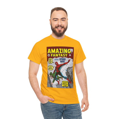 Amazing Fantasy #15 T-Shirt - Steve Ditko Art - 1st Appearance of Spider-Man - 2026 Movie - Marvel Comics