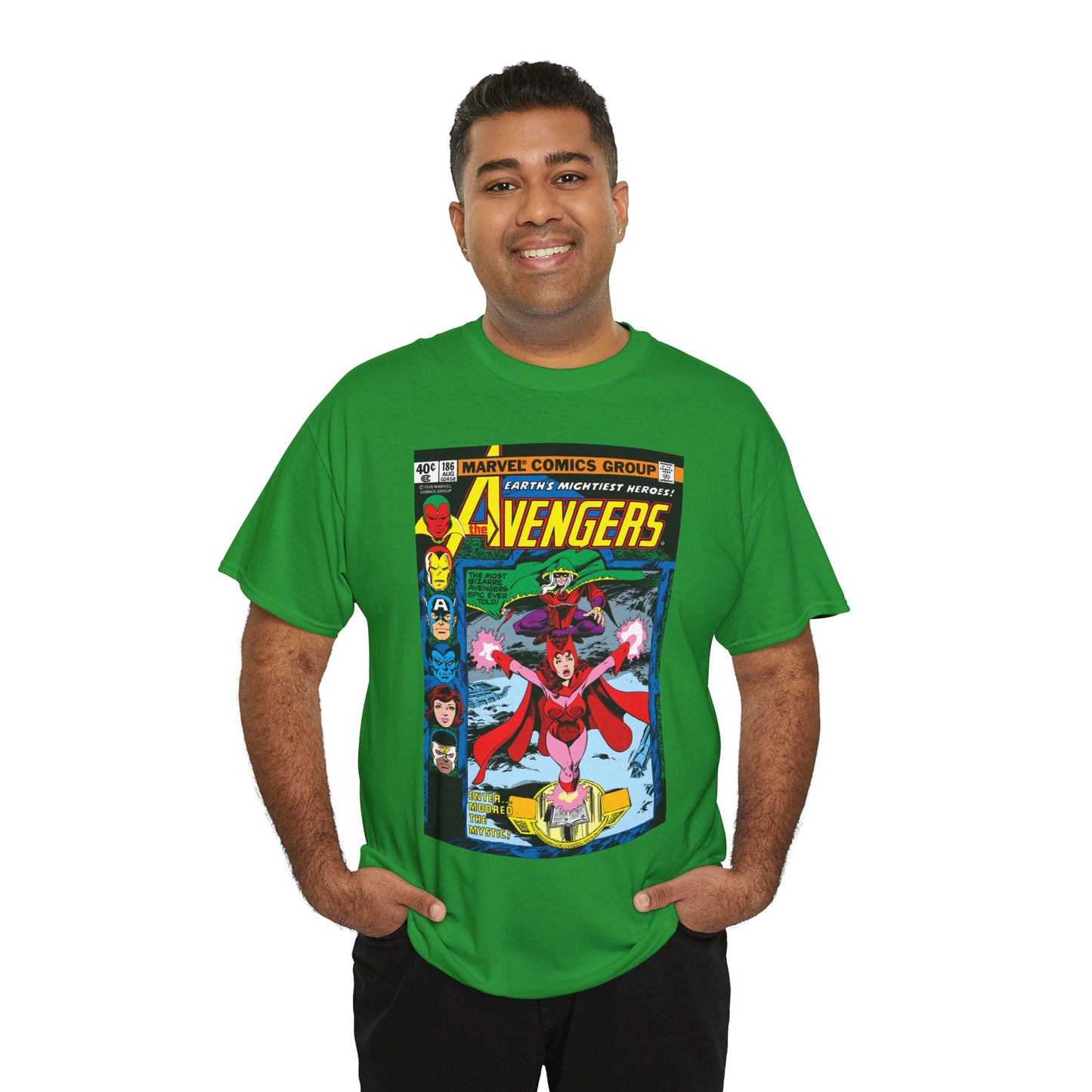 Avengers #186 T-Shirt - John Byrne Art - Scarlet Witch - Marvel Comics