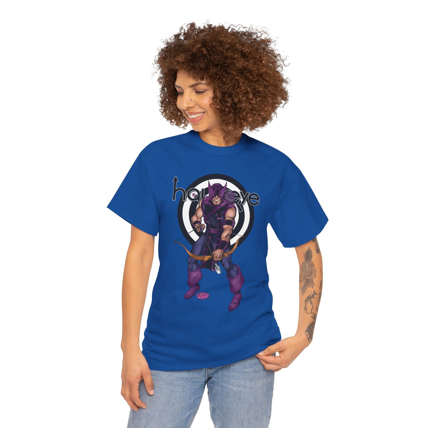 Hawkeye T-Shirt - John Byrne Art - Clint Barton, Avengers Leader & Member - Marvel's Ultimate Archer - Marvel Comics
