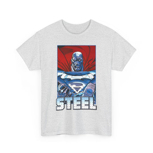 Steel T-Shirt - Superman Family - Reign of the Supermen - John Henry Irons - Steelworks - DC Comics