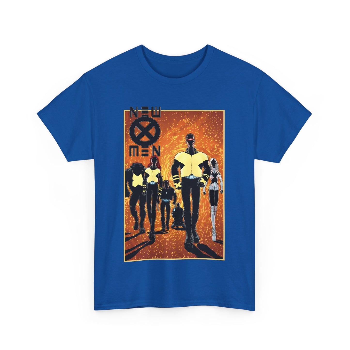 New X-Men T-Shirt - Frank Quitely Art - Wolverine, Cyclops, Jean Grey, Beast, Professor X - Marvel Comics - Grant Morrison Run