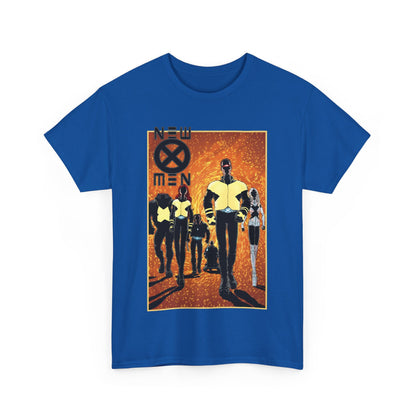 New X-Men T-Shirt - Frank Quitely Art - Wolverine, Cyclops, Jean Grey, Beast, Professor X - Marvel Comics - Grant Morrison Run