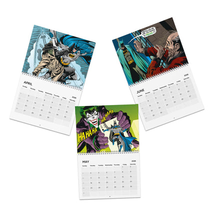 Batman Calendar (2026) - Bronze Age Art - Joker, Scarecrow, Two Face, Catwoman - Gotham City, Dark Knight Detective