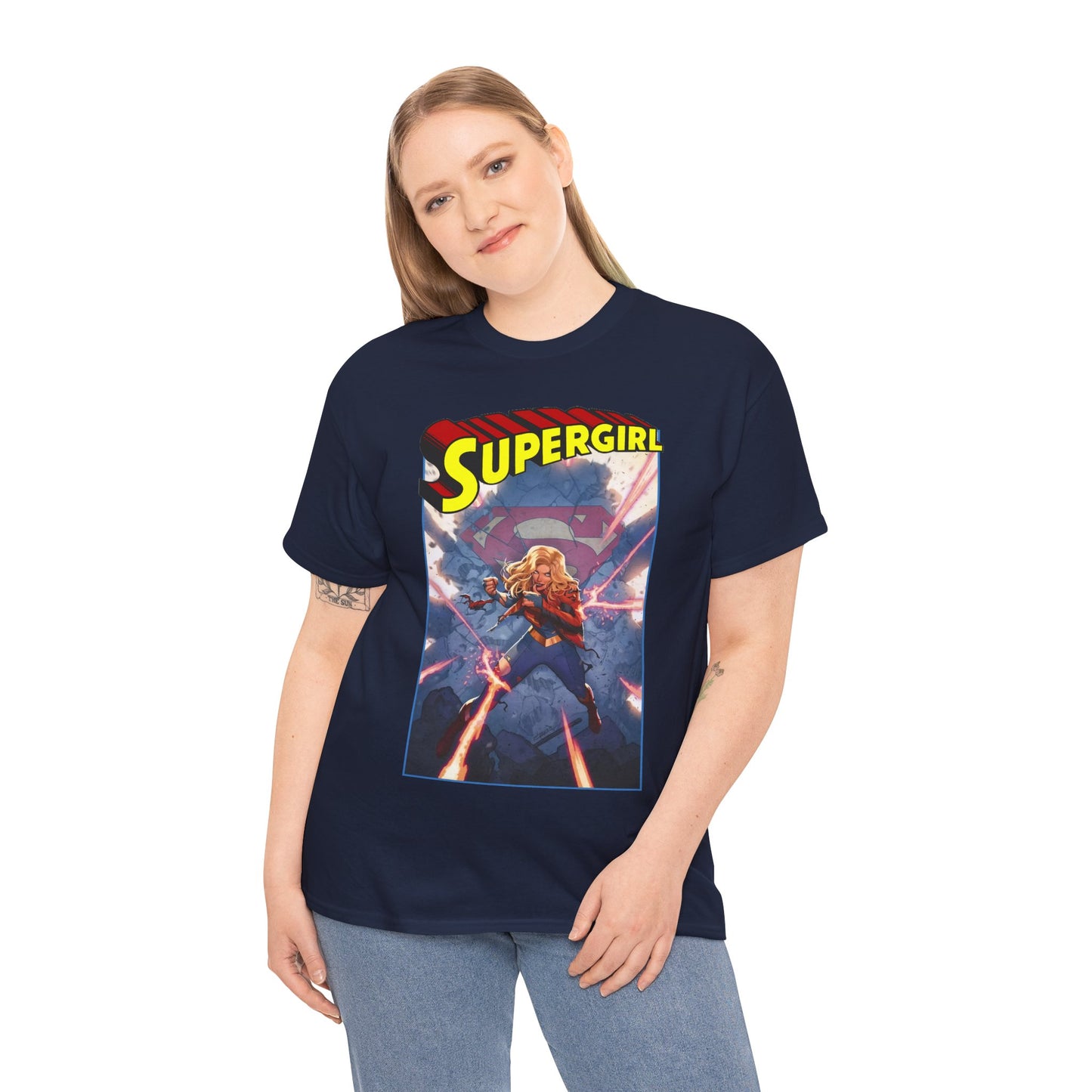 Supergirl T-Shirt - Jamal Campbell Art - DC Comics - Maid of Might, Kara - Upcoming 2026 Movie - James Gunn