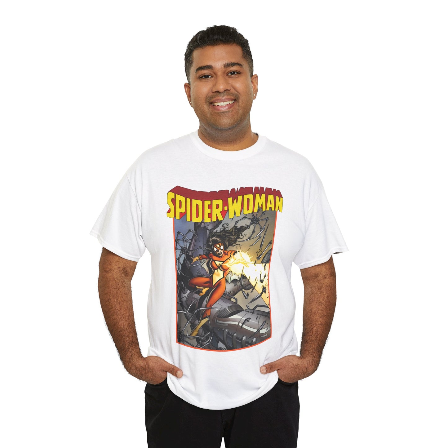 Spider-Woman T-Shirt - George Perez Art - Jessica Drew - Marvel Comics