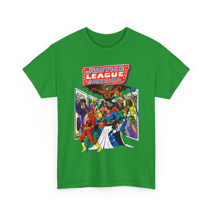 Justice League of America T-Shirt - George Perez Art - Vs Tarot Gang - DC Comics