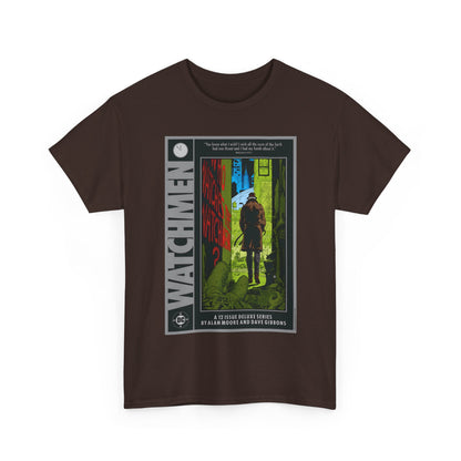 Watchmen Ad T-Shirt - Dave Gibbons Art - Rorschach - DC Comics
