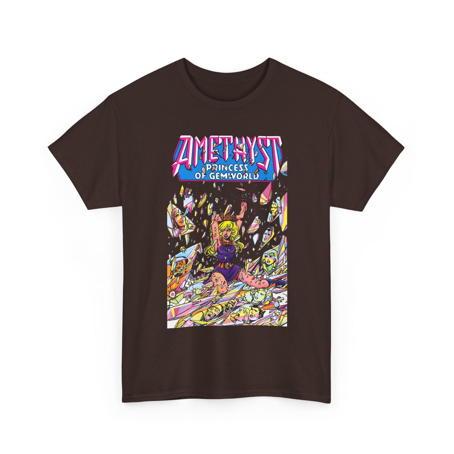 Amethyst Princess of Gemworld T-Shirt - George Perez Art - Lord Topaz, Dark Opal, Granch, Citrina - DC Comics
