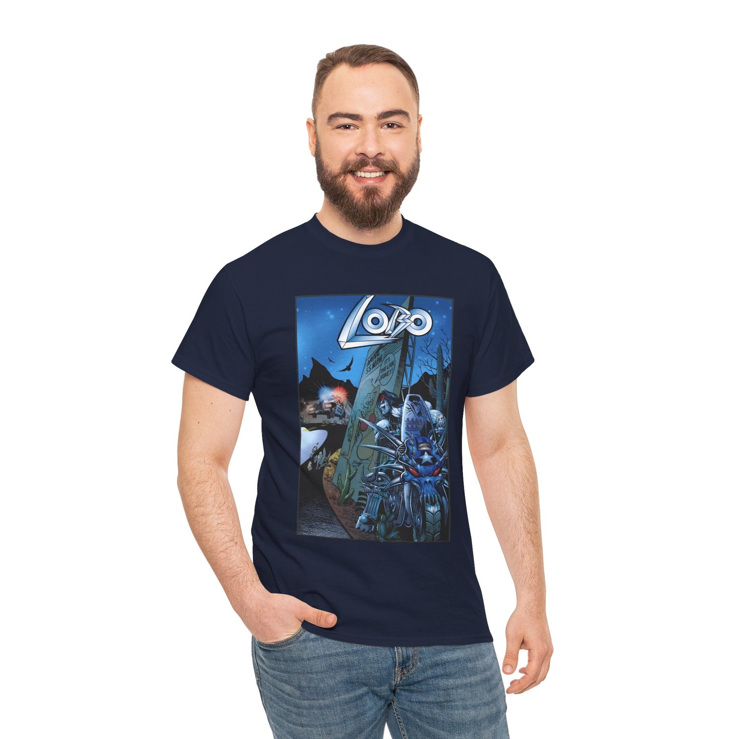 Lobo #51 T-Shirt - Norm Breyfogle Art - DC Comics