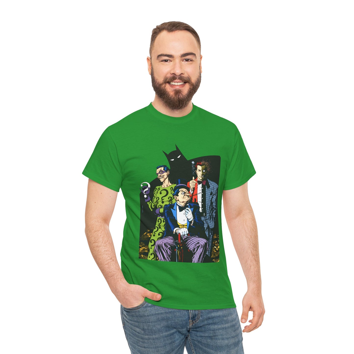 Riddler, Two-Face, Penguin T-Shirt - Brian Bolland Art - DC Comics