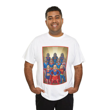 Supergirl Through the Ages T-Shirt - Nicola Scott Art - Kara from Kandor, Superman's Cousin, Linda Danvers - Survivor from Krypton - DC Comics