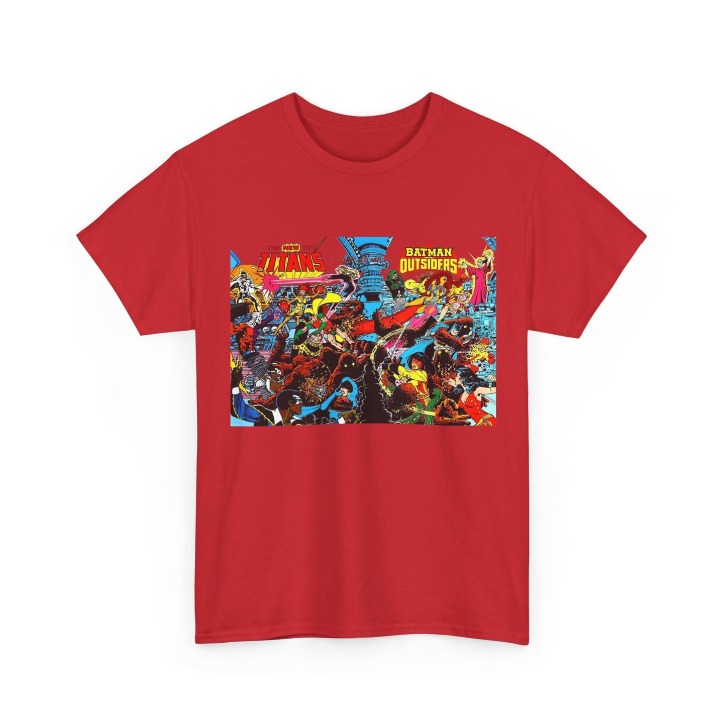 New Teen Titans & Batman and the Outsiders T-Shirt - George Perez & Jim Aparo Art - DC Comics