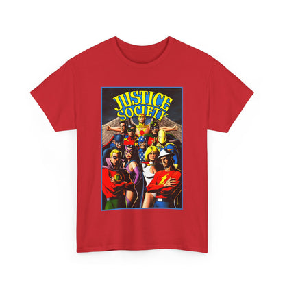 Justice Society T-Shirt - Brian Bolland Art - Dr. Fate, Huntress, Power Girl, Green Lantern, Hawkman, Wildcat - DC Comics - JSA