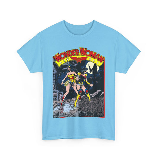 Wonder Woman & Troia T-Shirt - George Perez Art - Wonder Girl, Donna Troy - Themyscira, Paradise Island - DC Comics