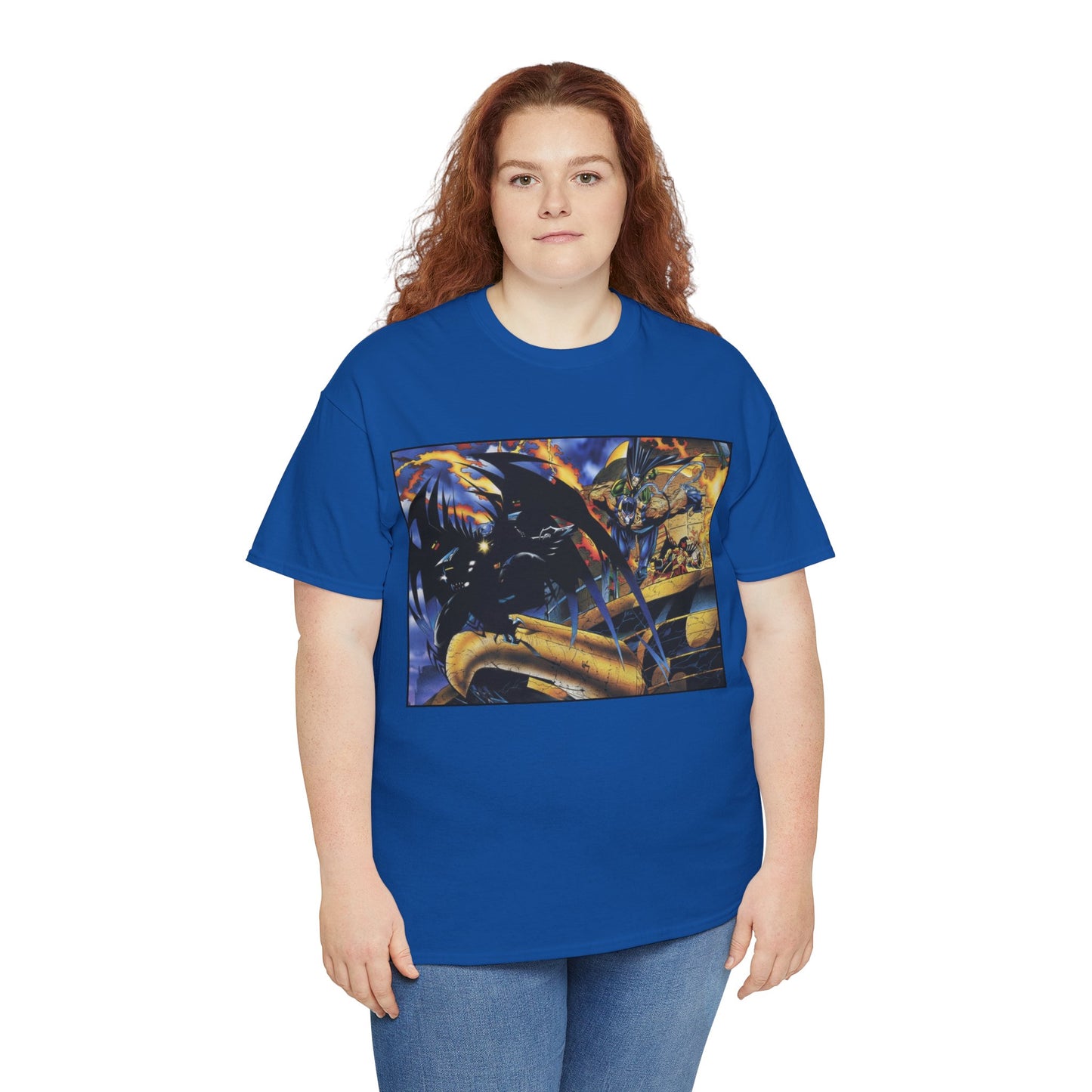 Batman Universe T-Shirt - Joe Quesada Art - 1990s Knightfall Era - Azrael, Robin, Bane - DC Comics
