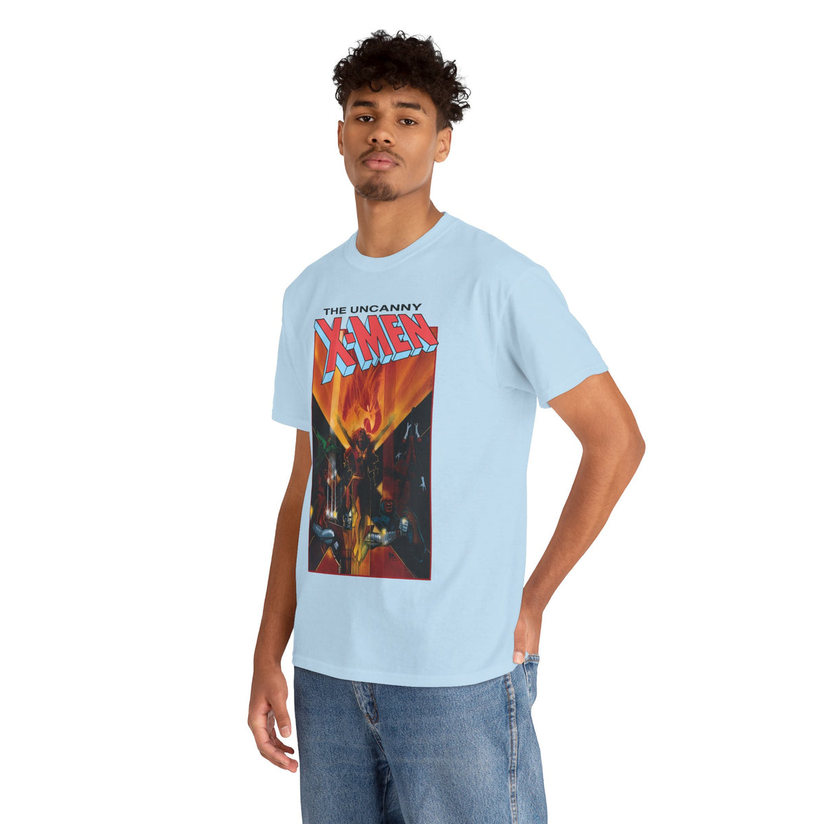 Uncanny X-Men T-Shirt - Bill Sienkiewicz Art - Phoenix, Cyclops, Colossus, Wolverine - Marvel Comics