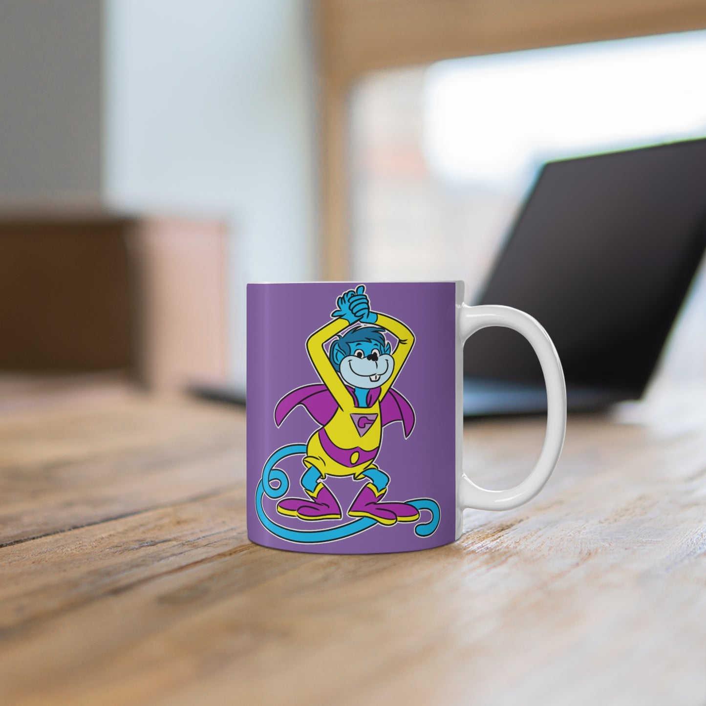 Gleek Coffee Mug, 11oz - Wonder Twins Mascot - Super Friends Pet Monkey from Exxor - DC Comics - Zan & Jayna