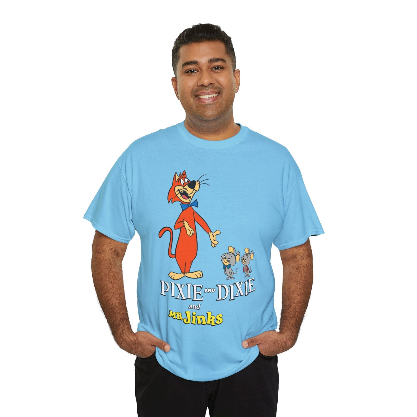 Pixie & Dixie & Mr Jinks T-Shirt - Classic Hanna-Barbera Saturday Morning Cartoon - I Hate Meeces to Pieces!