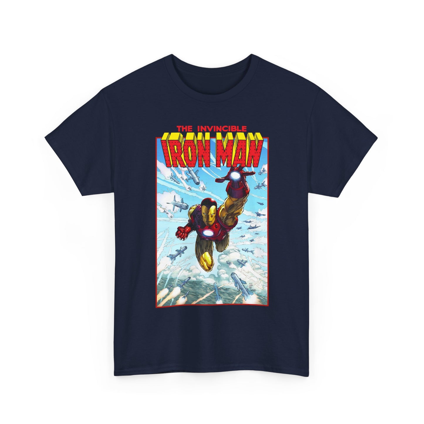 Iron Man T-Shirt - Marc Silvestri Art - Tony Stark Armor - Avengers Member & Leader - Marvel Comics