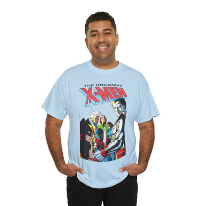 Uncanny X-Men T-Shirt - John Romita Jr Art - Storm, Wolverine, Rogue, Nightcrawler, Colossus, Shadowcat - Mutant Massacre - Marvel Comics