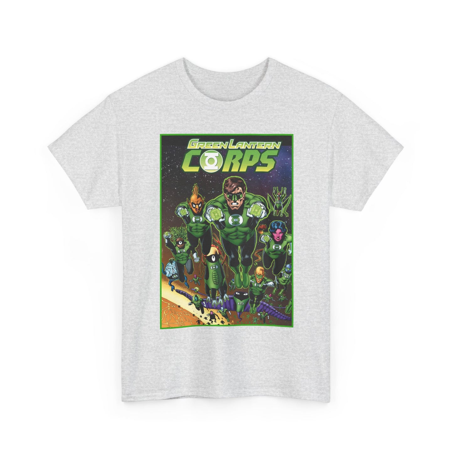 Green Lantern Corps T-Shirt - Brian Bolland Art - DC Comics - Hal Jordan, Tomar Re, Katma Tui