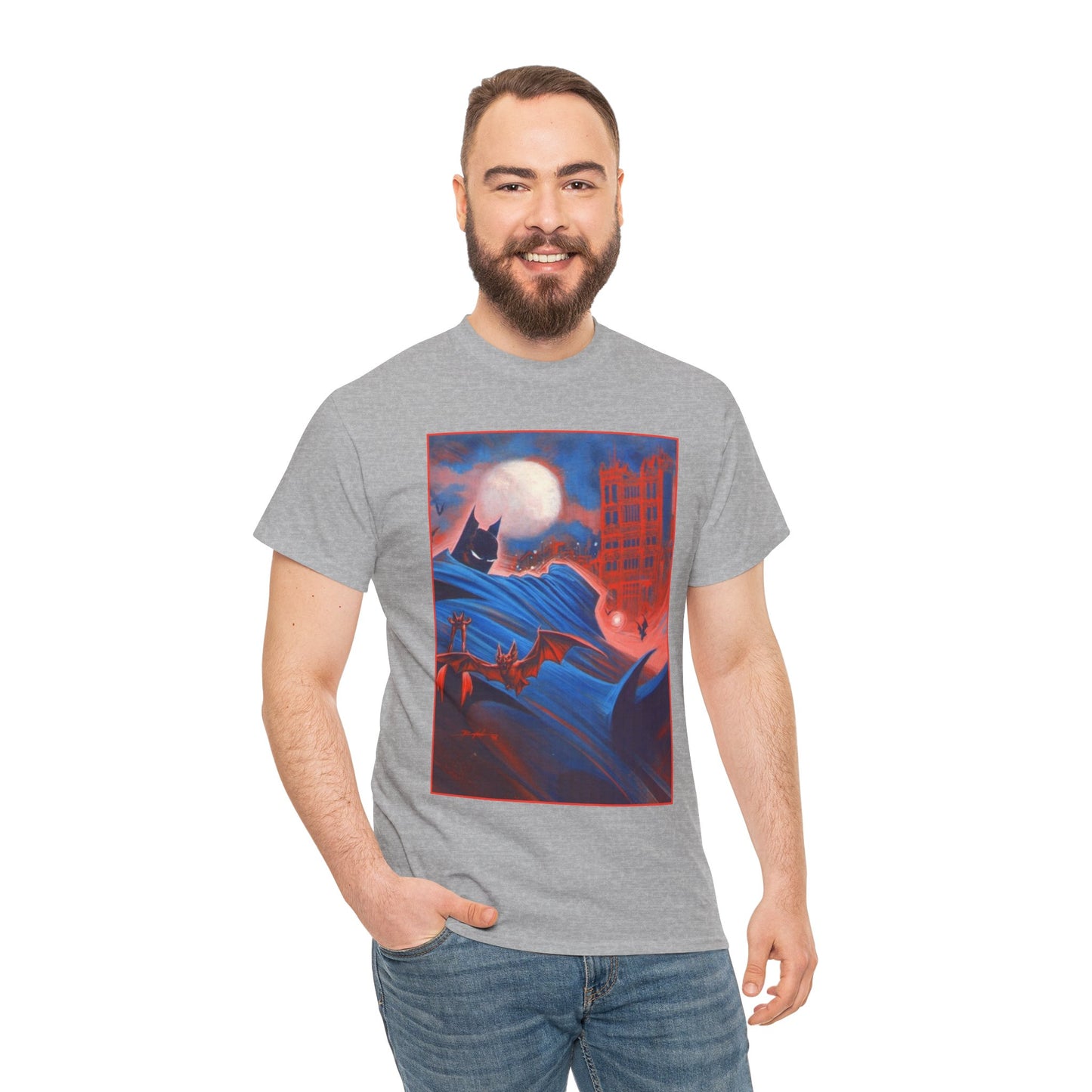 Batman Holy Terror T-Shirt - Norm Breyfogle Painted Promotional Art - Elseworlds - DC Comics