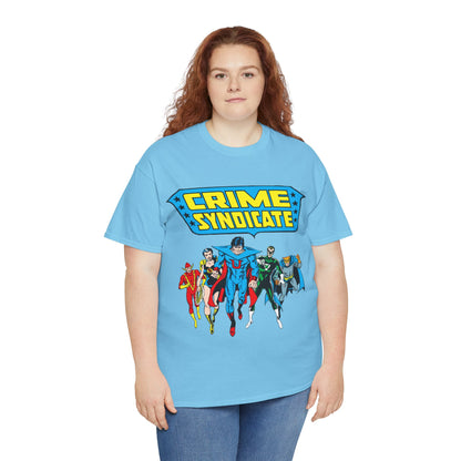Crime Syndicate T-Shirt - Ultraman, Owlman, Superwoman, Power Ring, Johnny Quick - Earth 3 Justice League Villains - DC Comics
