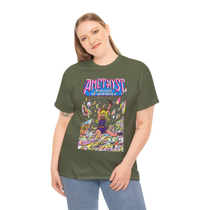 Amethyst Princess of Gemworld T-Shirt - George Perez Art - Lord Topaz, Dark Opal, Granch, Citrina - DC Comics