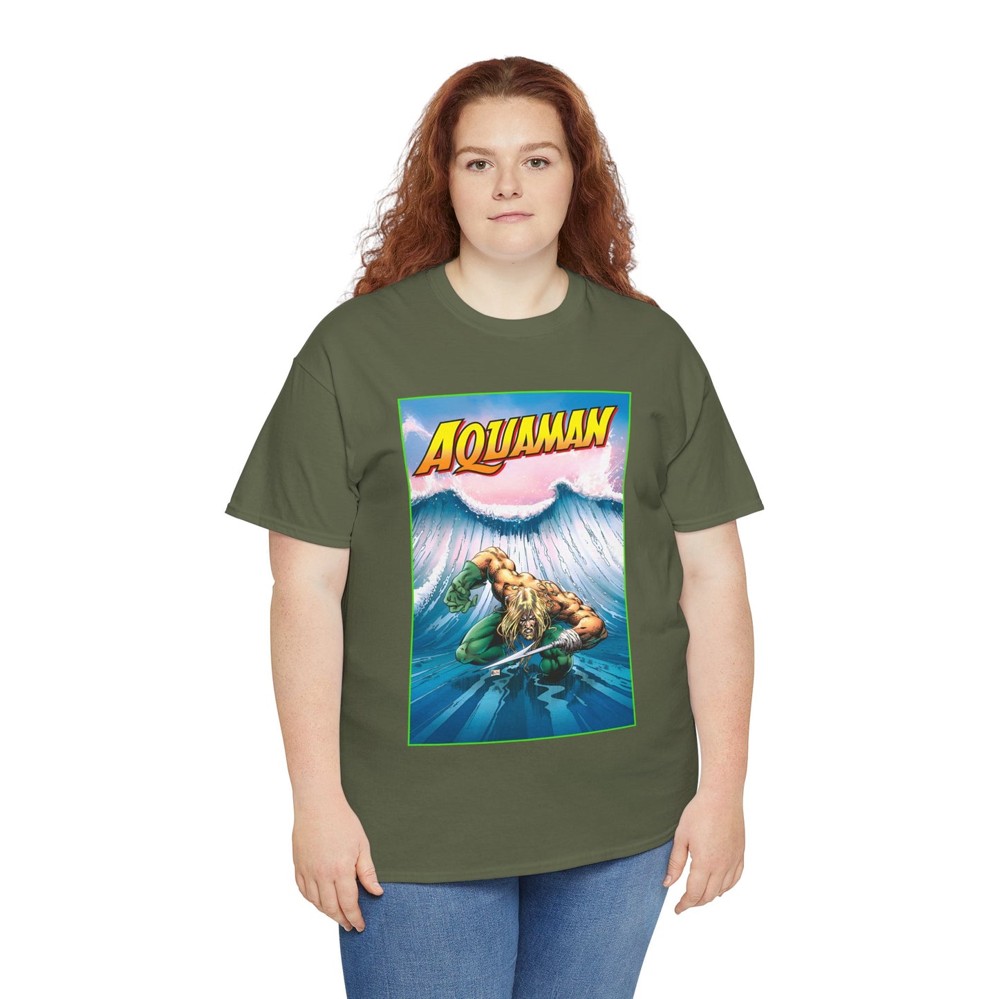 Aquaman T-Shirt - Justice League Member & Leader - Arthur Curry - Atlantis - DC Comics