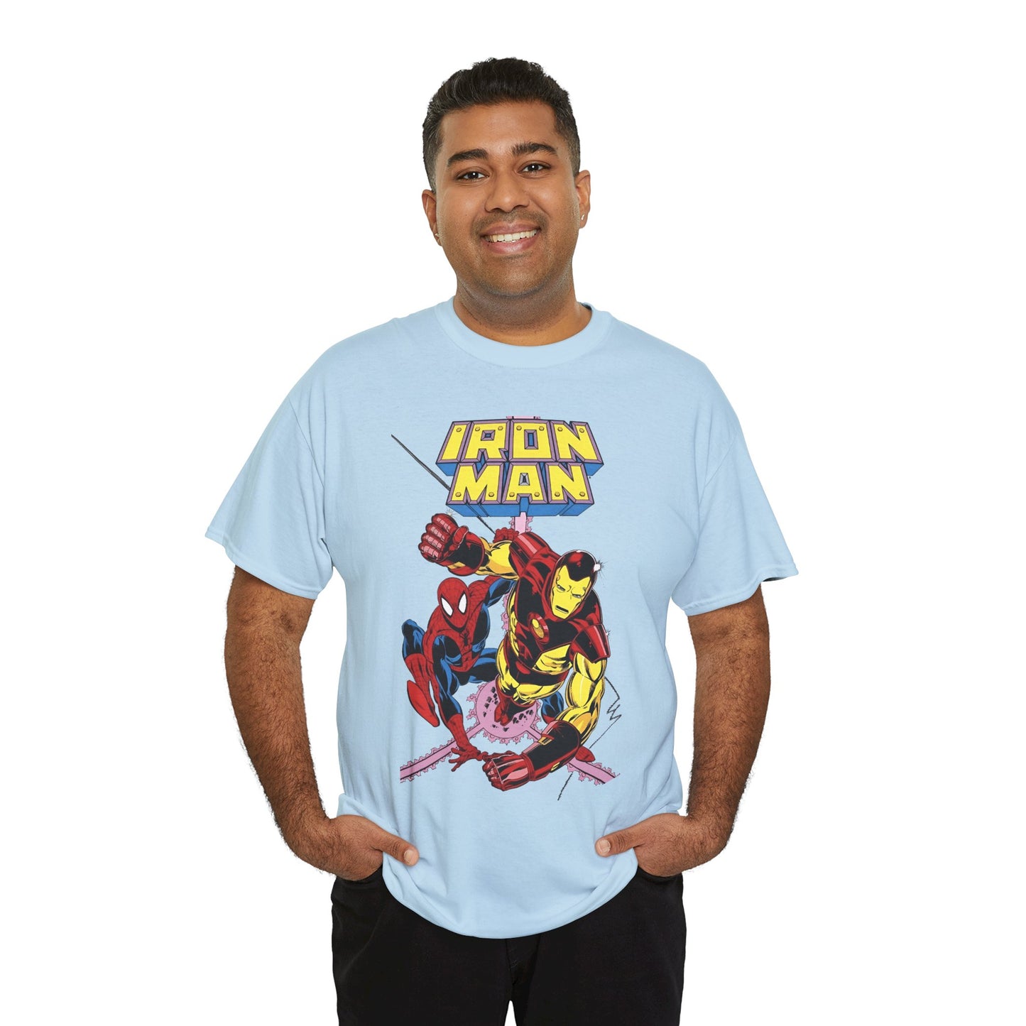 Iron-Man & Spider-Man T-Shirt - Butch Guice Art - Marvel Comics