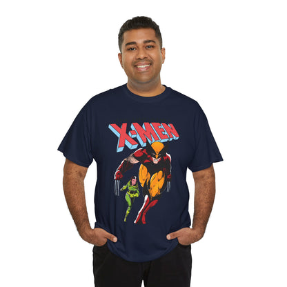 Wolverine & Rogue T-Shirt - Paul Smith Art - X-Member, Mutants - Marvel Comics - Uncanny X-Men #173 Cover - Logan