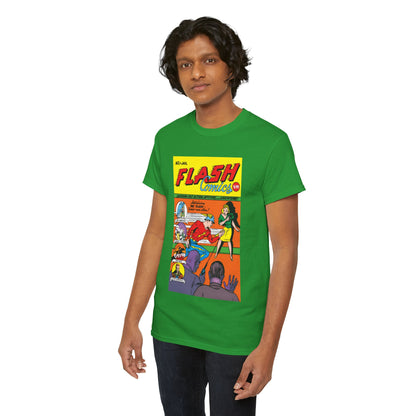 Flash Comics #1 T-Shirt - Jay Garrick, Golden Age Flash - JSA Member - DC Comics