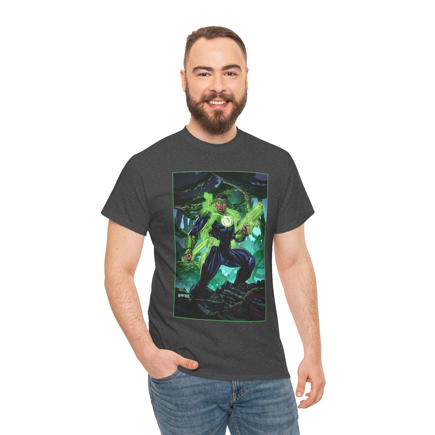 Jon Stewart T-Shirt - Ken Lashley Art - Green Lantern War Journal Cover Art - DC Comics