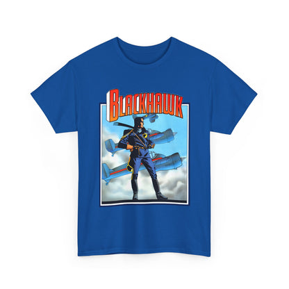 Blackhawk T-Shirt - Howard Chaykin Art - World War II Anti-Nazi Ace Pilots - DC Comics