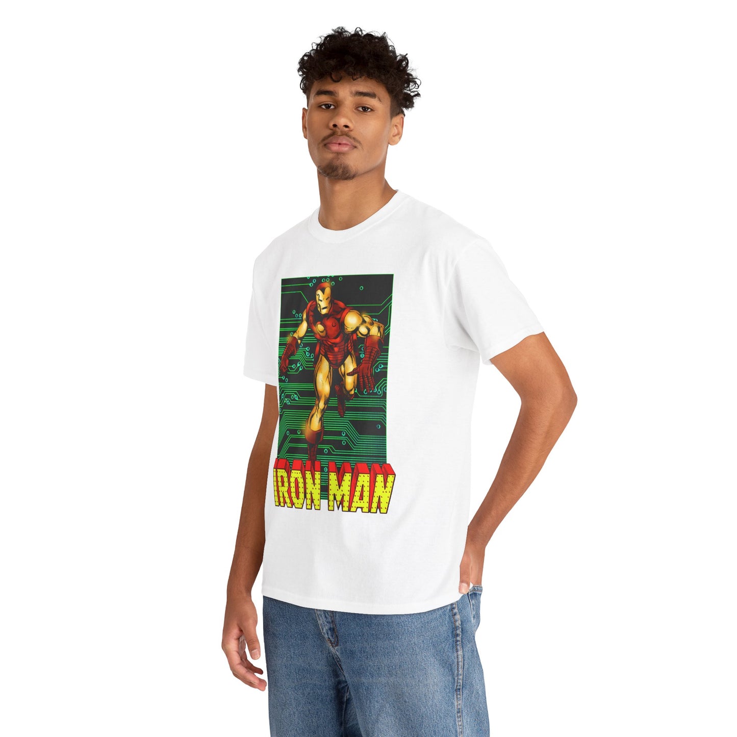 Iron Man T-Shirt - John Byrne Art - Tony Stark, Stark Industries - Avengers Member & Leader - Marvel Comics Armored Hero