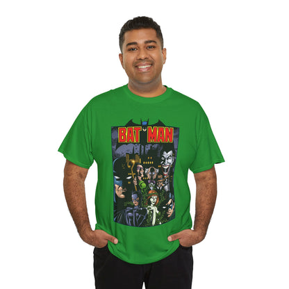 Batman T-Shirt - George Perez Art - Arkham Asylum - Joker, Catwoman, Poison Ivy, Riddler, Nightwing - DC Comics