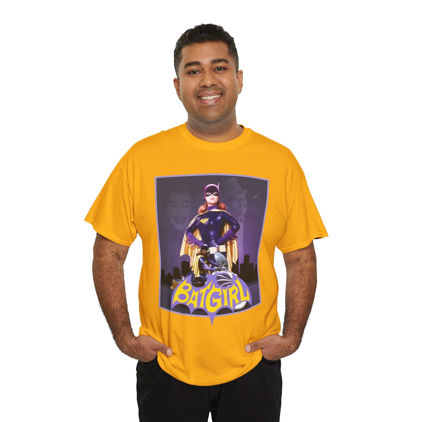 Batgirl 66 T-Shirt - Yvonne Craig - DC Comics - 1960s TV - Batman, Bruce Wayne, Joker, Penguin