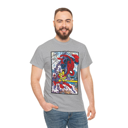 Spider-Man Vs Magneto T-Shirt - Erik Larsen Art - Marvel Comics