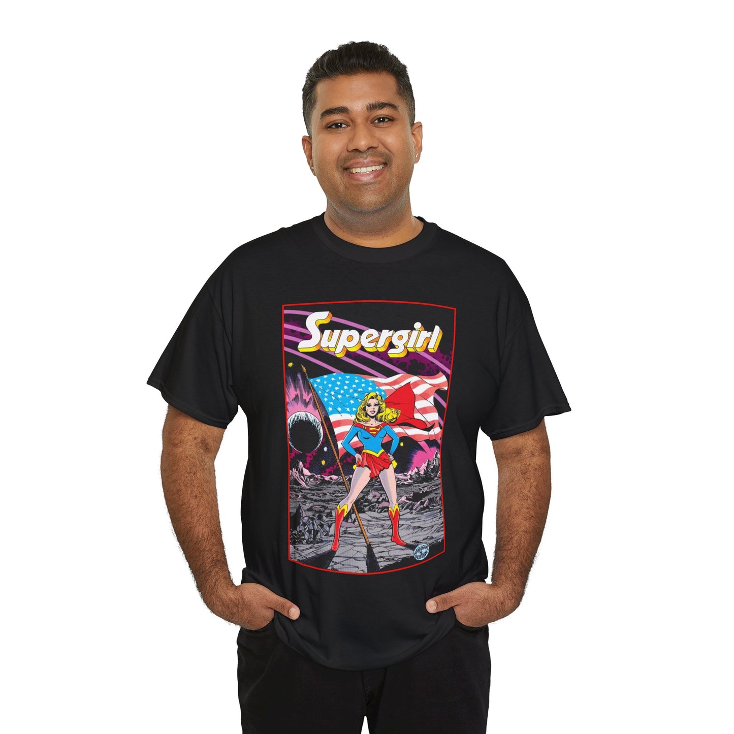 Supergirl T-Shirt - 1980s Art - 2026 Movie with Milly Alcock - DC Comics