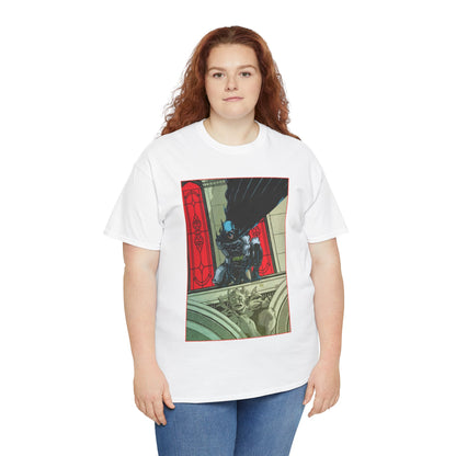 Batman T-Shirt - Cully Hamner Art - Batman Allies Secret Files Cover - Gotham Protector - And a Gargoyle! - DC Comics