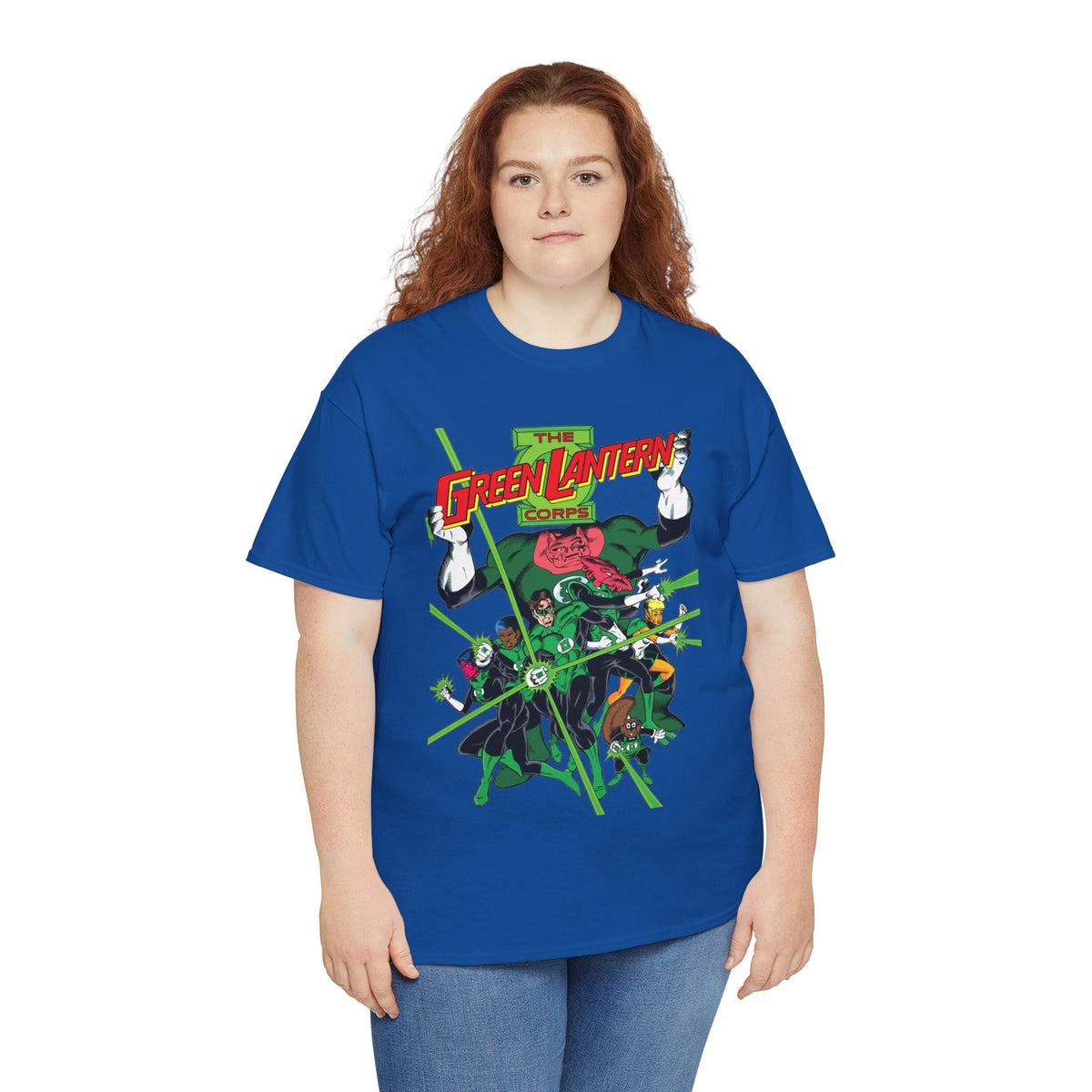 Green Lantern Corps T-Shirt - Joe Staton Art - Hal Jordan, John Stewart, Katma Tui, Arisia, Kilowog - DC Comics