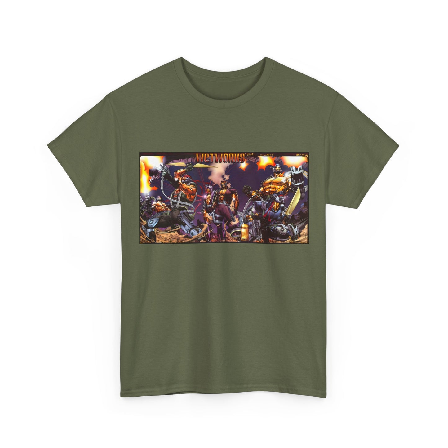 Wetworks T-Shirt - Whilce Portacio Art - #1 Cover - Dane, Mother One, Persephone, Claymore - Image Comics