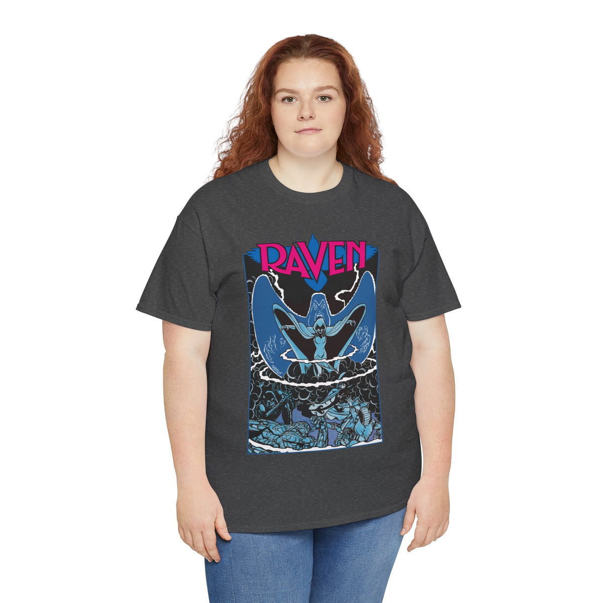 Raven T-Shirt - George Perez Art - New Teen Titans, Trigon - DC Comics