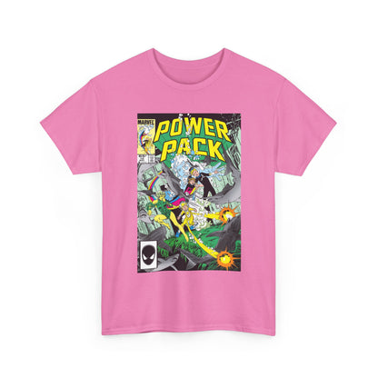 Power Pack #10 T-Shirt - With Marrina from Alpha Flight - Marvel Comics