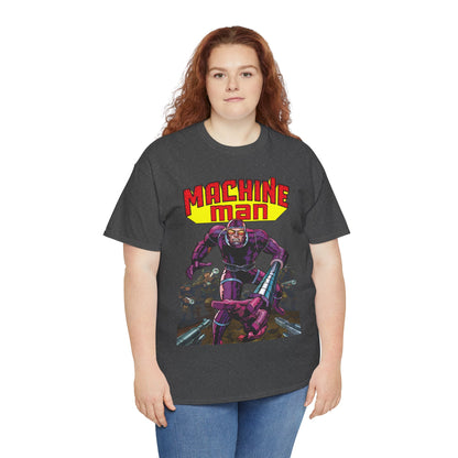 Machine Man T-Shirt - Jack Kirby Creation - Popular 1970s Hero - Marvel Comics