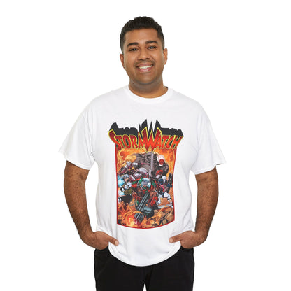 Stormwatch T-Shirt - Jim Lee Art - Battalion, Fuji, Hellstrike - Image/Wildstorm/DC Comics