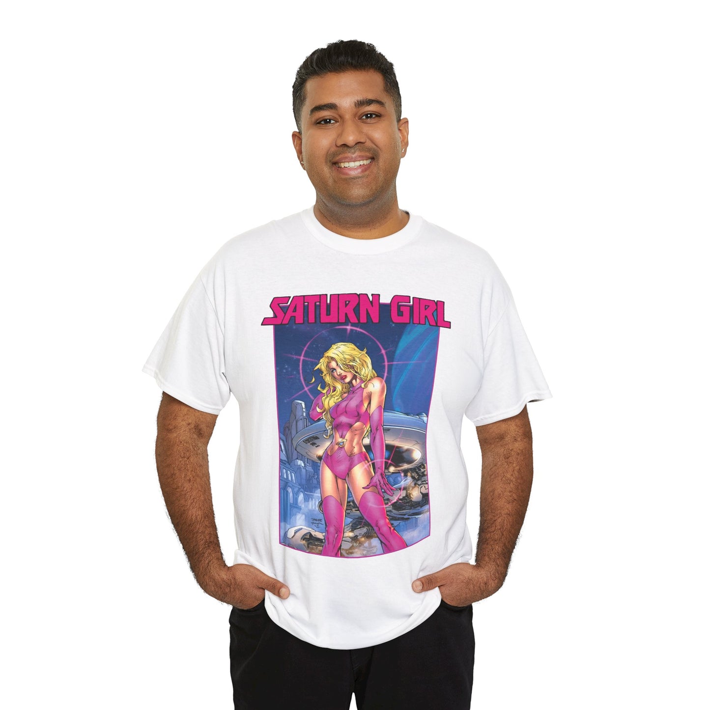 Saturn Girl T-Shirt - Jim Lee Art - Legion of Super-Heroes Founding Member - DC Comics