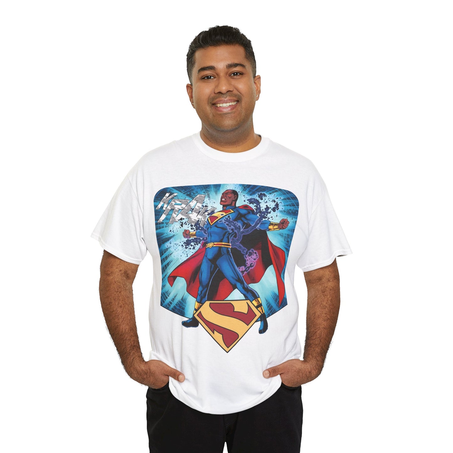Superman Earth 23 T-Shirt - DC Comics - Calvin Ellis, Vathlo - Justice Incarnate - President