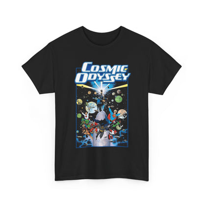 Cosmic Odyssey T-Shirt - Mike Mignola Art - Superman, Darkseid, Lightray, Orion, Starfire, Highfather. John Stewart - DC Comics