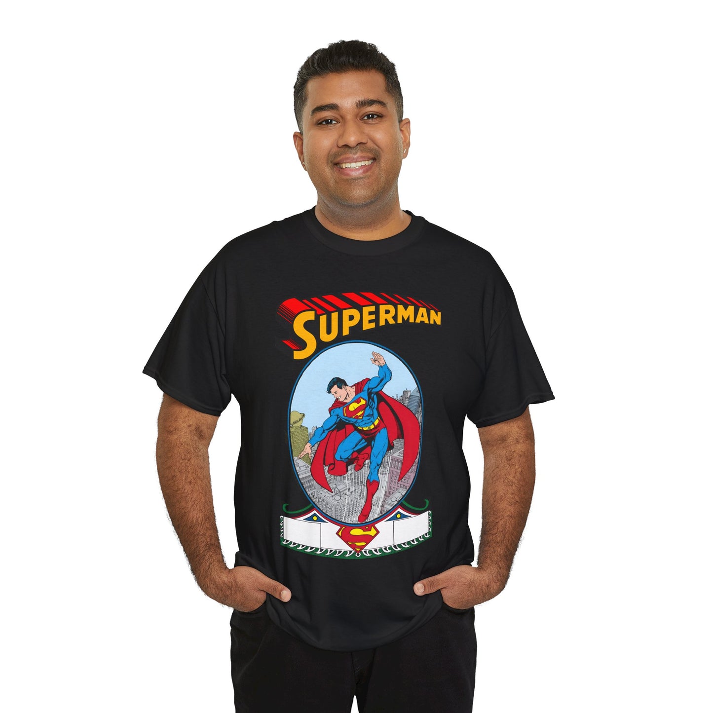 Superman T-Shirt - George Perez Art - #1 Homage Cover - Metropolis, Man of Steel, Daily Planet, Clark Kent - DC Comics
